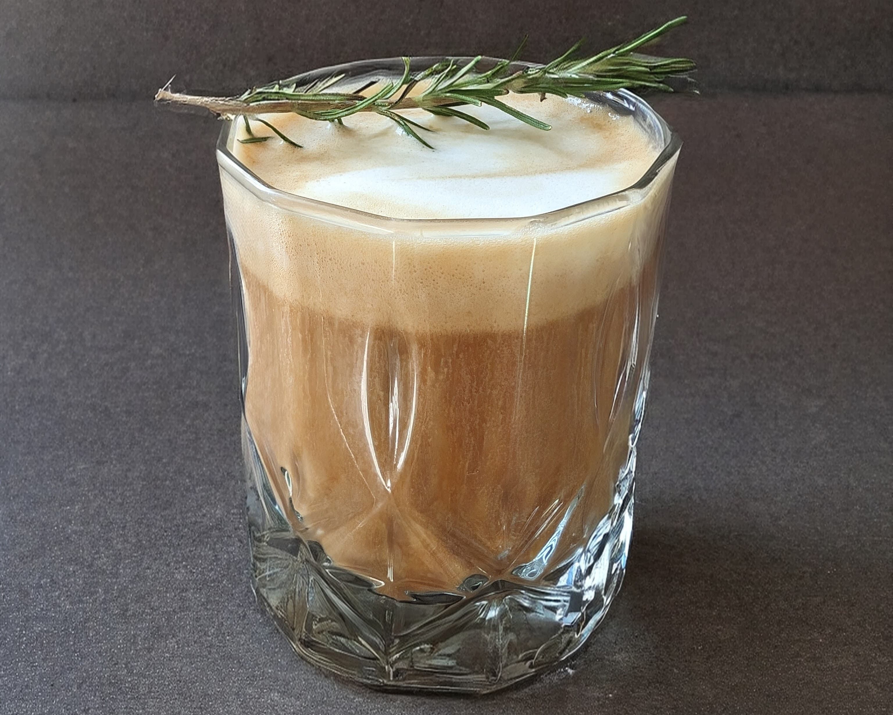 A raspberry rosemary latte inspired by MorganDrinksCoffee